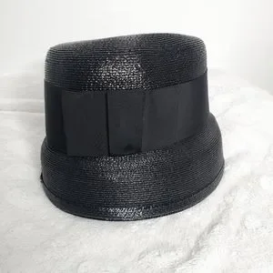 Frank Olive | Accessories | Frank Olive Black Straw Bucket  display picture 1
